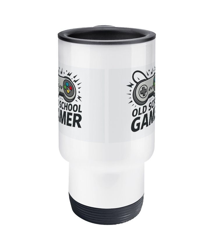 Gamers Old School Gamer Travel Mug
