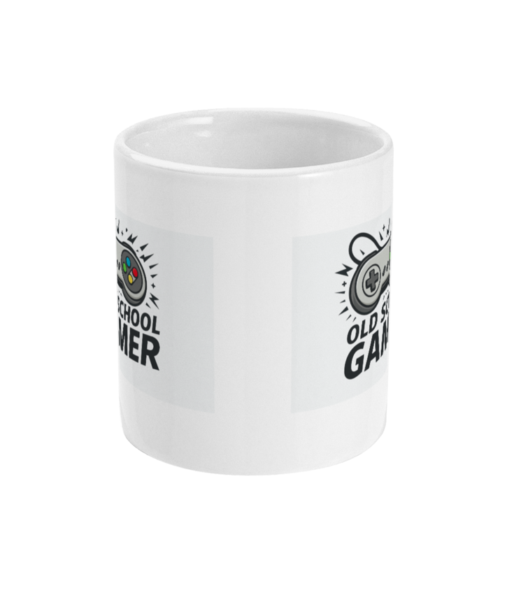 Gamers Old School Gamer Gift Mug 11oz - Present, Birthday