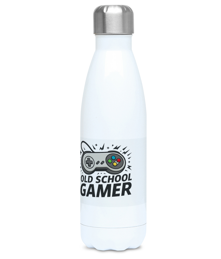 Gamers Old School Gamer Water Bottle 500ml