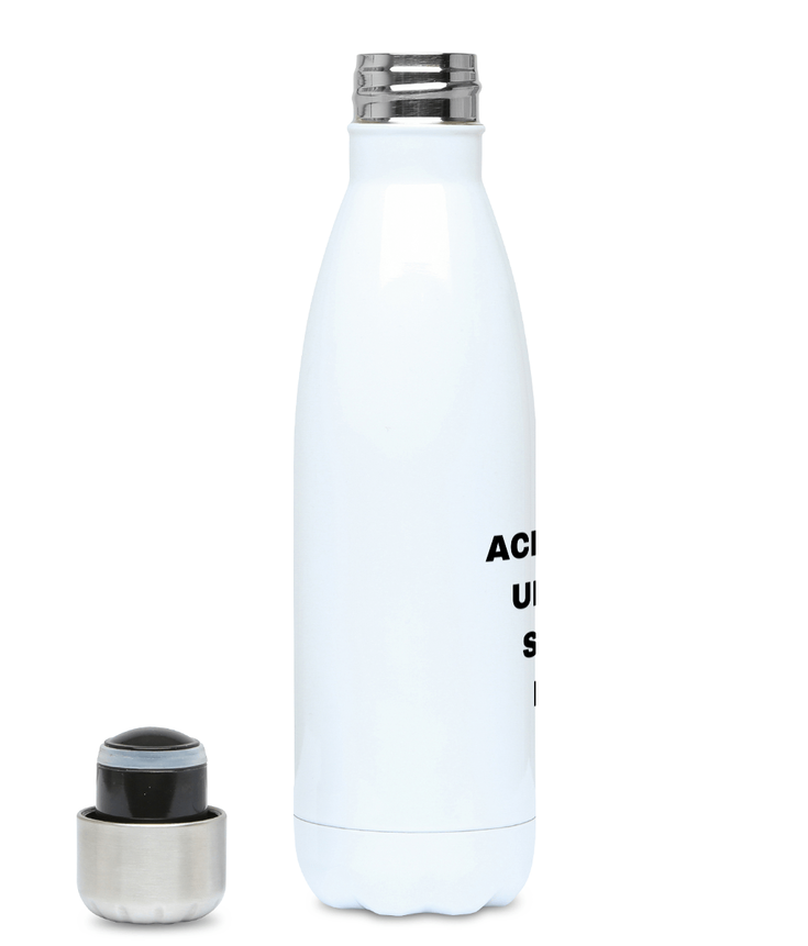 Gamers Water Bottle 500ml - Achievement Unlocked Survived Monday