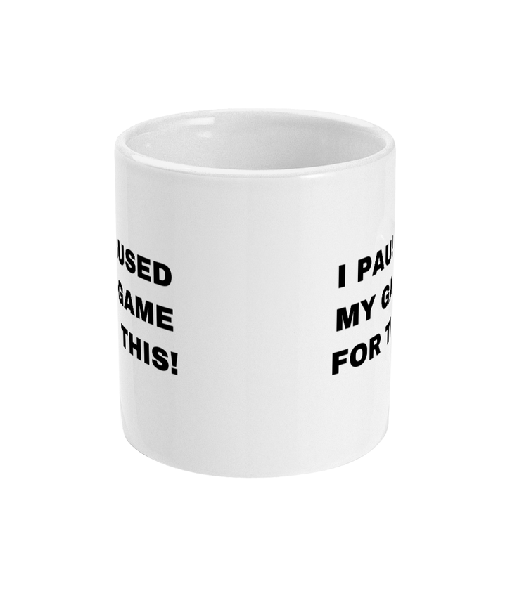 Gamers Mug 11oz - I Paused My Game For This