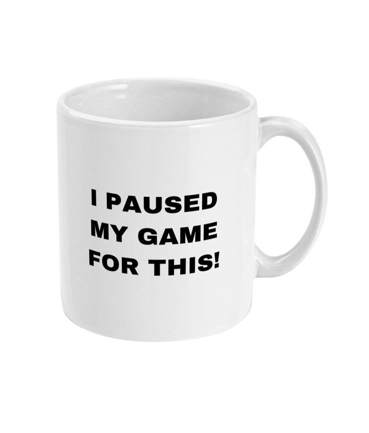 Gamers Mug 11oz - I Paused My Game For This