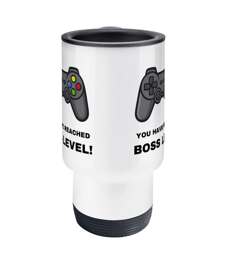 Gamers Boss Level Travel Mug