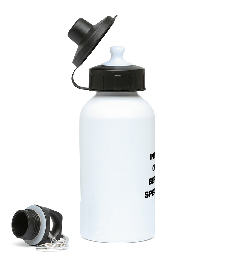 Gamers Water Bottle 400ml - Insert Coin Before Speaking